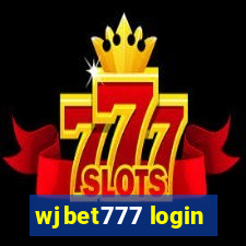 wjbet777 login